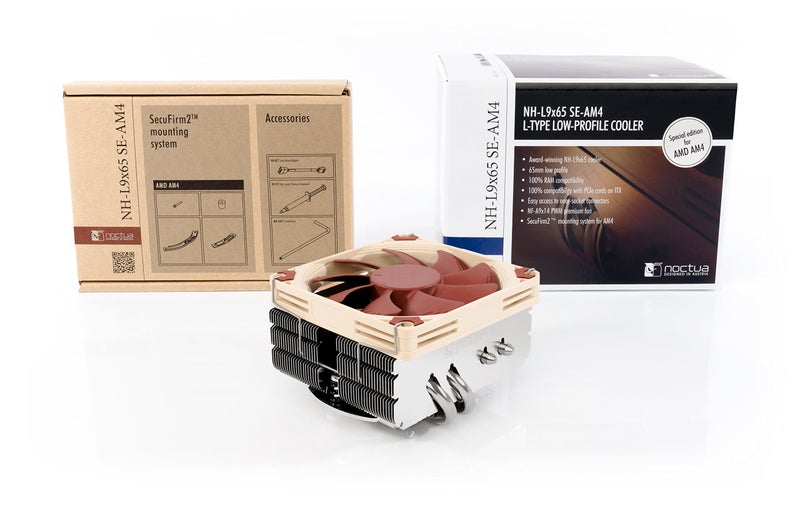 Noctua NH-L9x65 SE-AM4, Premium Low-Profile CPU Cooler with 92mm Fan for AMD AM4 (Brown) - Image 4
